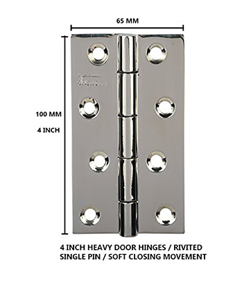 4 x 12 butt hinges stainless steel door platinum welded heavy premium lubrication hydro