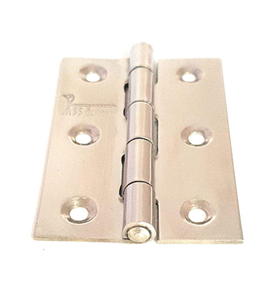 3 inch x 12 gauge 2.5mm thickness butt hinges premium Mirror finish stainless steel window hinges heavy duty u.s.brand