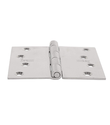 4 inch butt residential commercial stainless steel door hinges pin lock security reversible five knuckles heavy 3 pack with self drilling screws