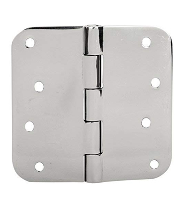 4 inch butt residential commercial stainless steel door hinges pin lock security reversible five knuckles heavy 3 pack with self drilling screws