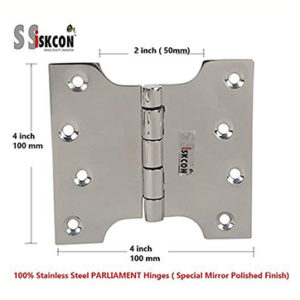 4 inch stainless steel premium door hinges Glossy mirror polished wide throw door hinge, butterfly hinges, parliament hinge, door expanded hinge, wide opening hinge, large hinge projection hinges swing door clear hinges expandable heavy hinges ssiskcon brand ansi bhma UL en international standards best top high selling no.1